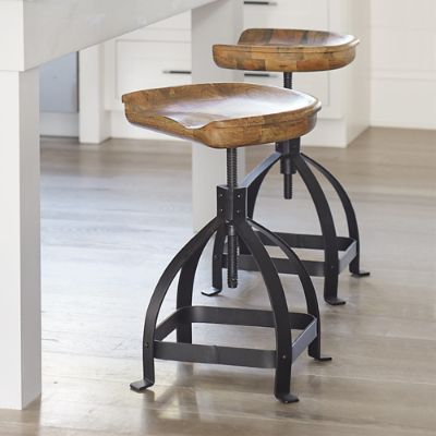 Tractor Swivel Adjustable Counter Stool | Grandin Road