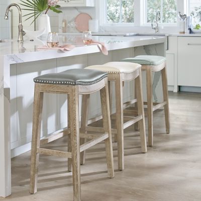 Jennifer Oak Bar Counter Stool