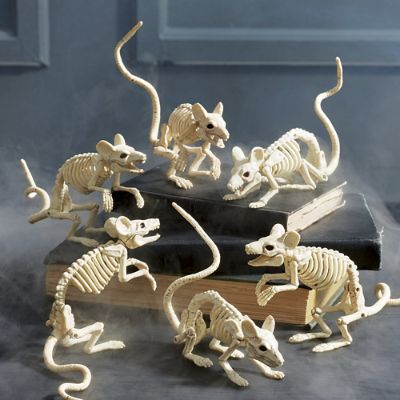 Skeleton Rat Spooky Halloween Decoration Prop Decor Crazy Bonez NEW Mouse 