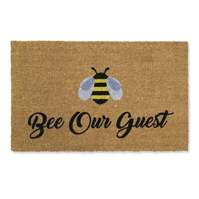 Bee Our Guest Coir Door Mat Grandin Road