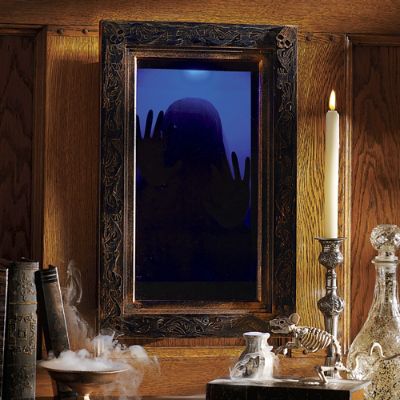 Details about   Halloween Spooky Sound & Motion Activated Mirror Turn Back Video In Listing 