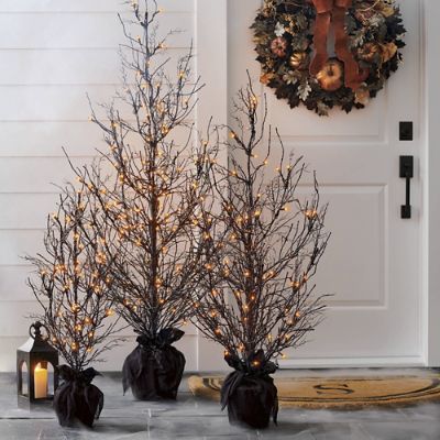 Pre-Lit Twig Tree Decoration, 54% OFF