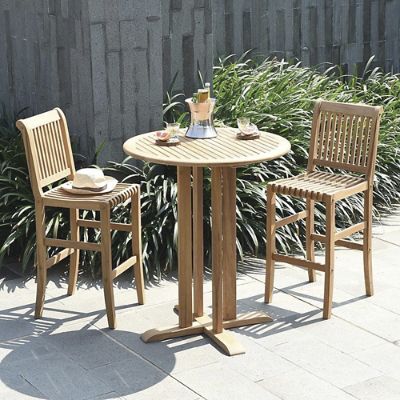 Rosemont Teak Outdoor Bar Table Set, Piece