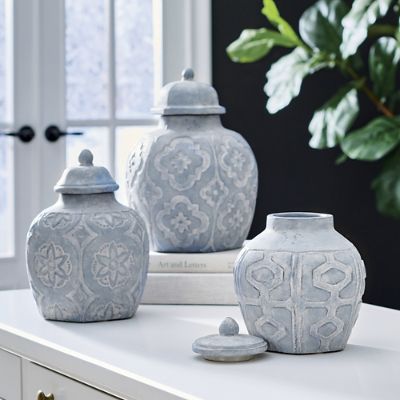 Handcrafted Ceramic Ginger Jars | Grandin Road