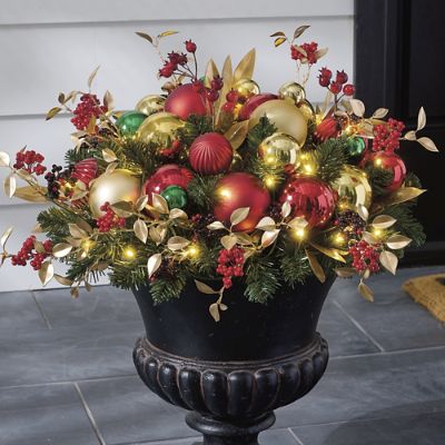 Happy Holidays Cordless Urn Filler | Grandin Road