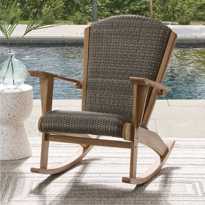 Judah Outdoor Adirondack Rocking Chair | Grandin Road