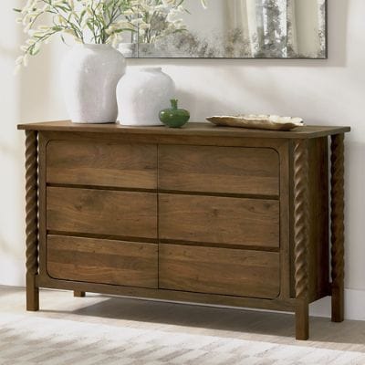 Drawer -  yori ボンディングロングジレ English Twist Wide Dresser | Grandin Road