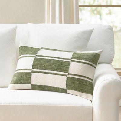 Broken Stripe Pillow | Grandin Road