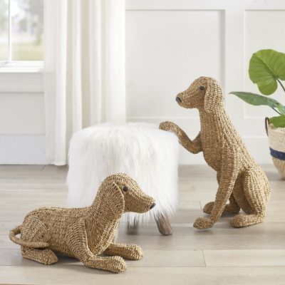 Wicker Dogs - Baxter \u0026 Benny | Grandin Road