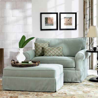 Chair and a half sleeper with ottoman discount
