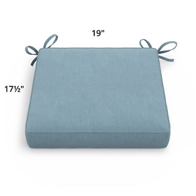 19" x 17-1/2" Sunbrella Outdoor Seat Cushion | Grandin Road
