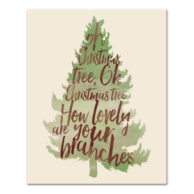 Oh Christmas Tree Canvas Wall Art Grandin Road