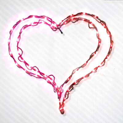 Double Heart LED Light Display Grandin Road
