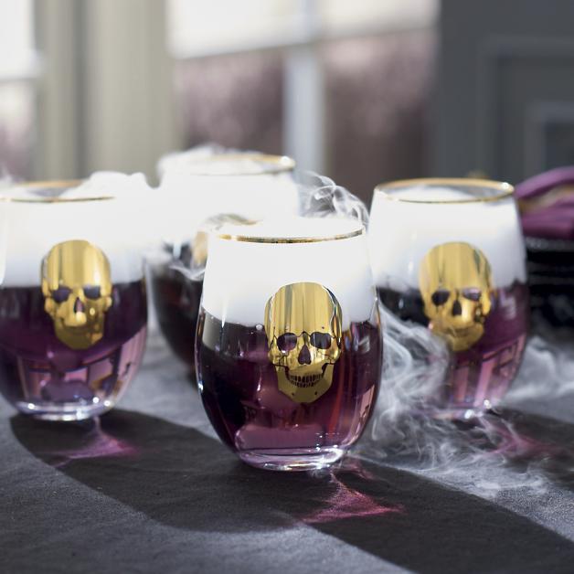Skull Stemless Wine Glasses 