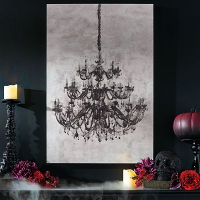 Glam Chandelier Canvas Wall Art Grandin Road