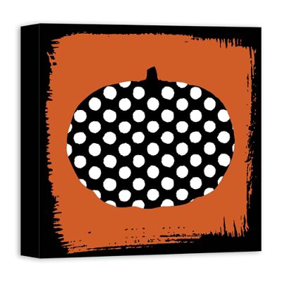 Pumpkin Dots Canvas Art | Grandin Road