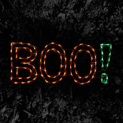 PreLit LED BOO Grandin Road