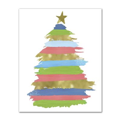 Colorful Christmas Canvas, Tree | Grandin Road