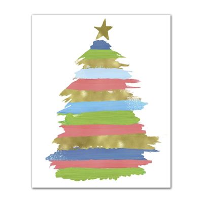 Colorful Christmas Canvas, Tree Grandin Road
