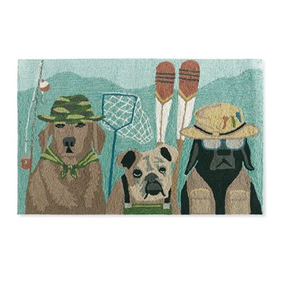 Camping Dogs Mat Grandin Road