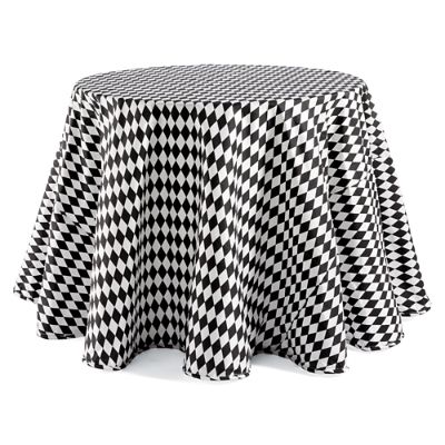 Harlequin Faux Dupioni Round Tablecloth Grandin Road