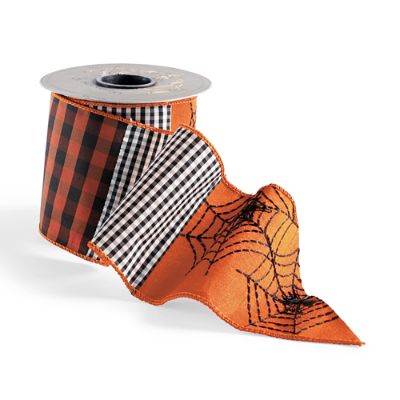 Halloween Patchwork Ribbon Grandin Road