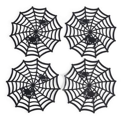 Set of Four Spider  Placemats Grandin Road