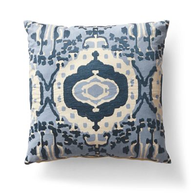 Luli Sanchez Blue Medallion Throw Pillow | Grandin Road