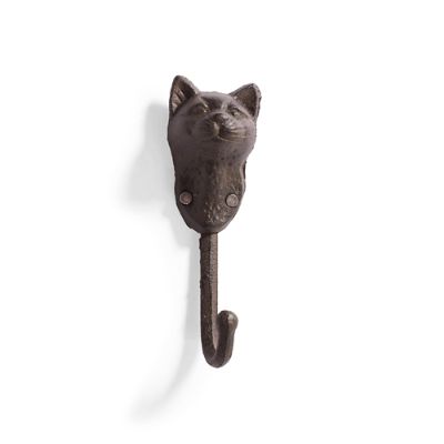 Cat Cast Iron Hanging Hook Grandin Road
