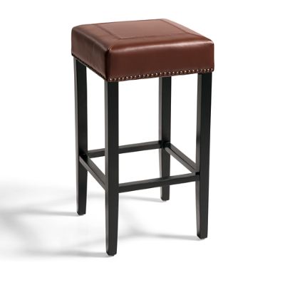 Callie Leather Bar Stool Grandin Road