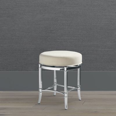 Gray discount vanity stool