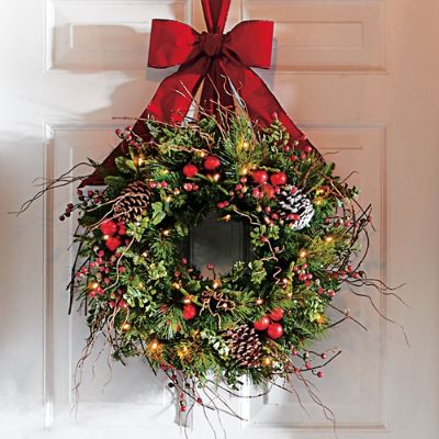 Mackinley Cordless Wreath | Grandin Road