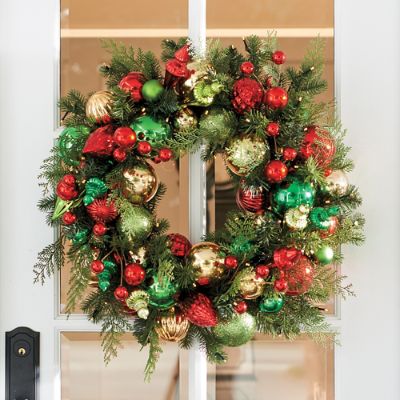 Cordless Holly Jolly Wreath