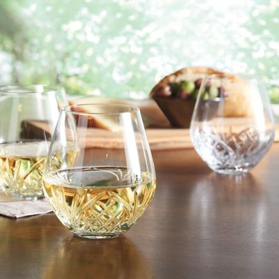 Set of Four Dublin Stemless Glasses Grandin Road