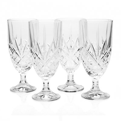 Dublin Crystal 12 Piece Double Old Fashion, Goblet, & Highball