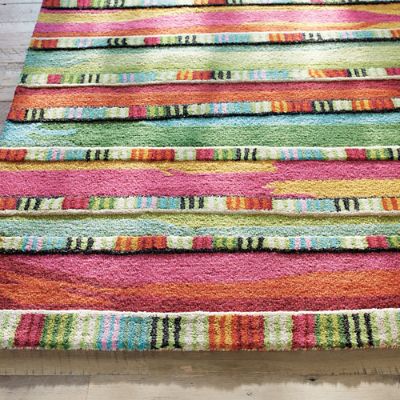 Hannah Stripe Indoor Rug | Grandin Road