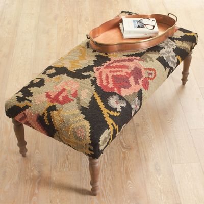 Vera Kilim Bench Grandin Road
