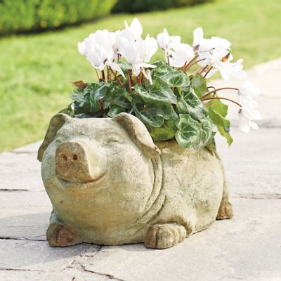 Palmer the Pig Planter | Grandin Road