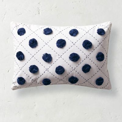 Chelsea Pom Pom Decorative Pillow Grandin Road