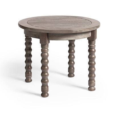 Meridian Side Table in Weathered Grey Grandin Road