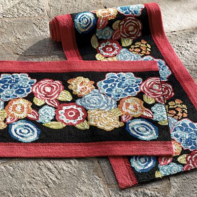 Madison Floral Outdoor Rug Grandin Road