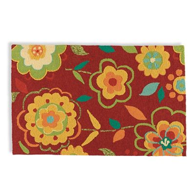 Retro Daisy Outdoor Mat Grandin Road
