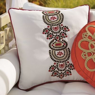 Mumbai Jewels Outdoor Pillow Grandin Road