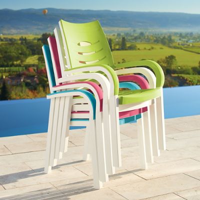 Myrtle Beach Stacking Chair Grandin Road