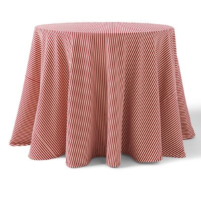 Striped Round Tablecloth | Grandin Road