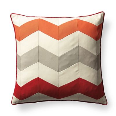 Oversized Chevron Outdoor Pillow Grandin Road