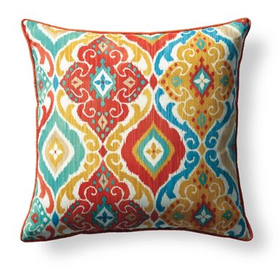 Colorful Medallion Outdoor Pillow | Grandin Road