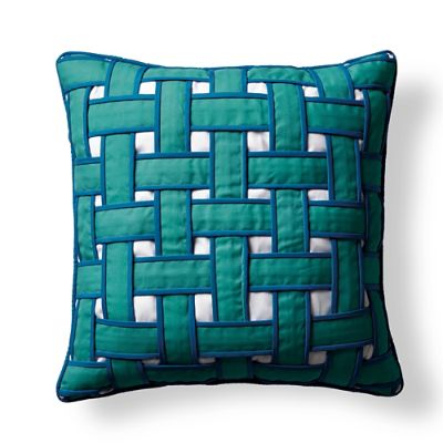 Basket Weave Outdoor Pillow Grandin Road
