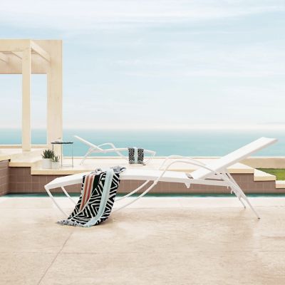 Streamline Mesh Chaise Lounges, Set of Two Grandin Road