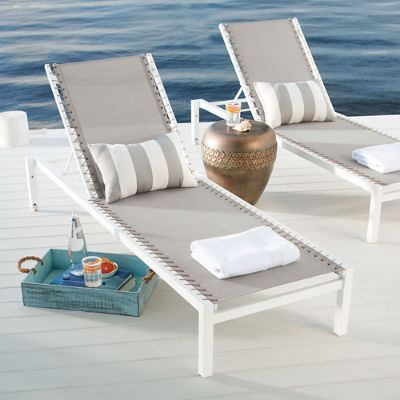 Oceana Rope Chaise Grandin Road